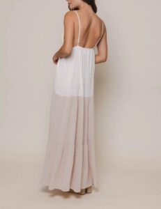 RINO & PELLE Edia.7002423 maxi summer dress | OFF WHITE
