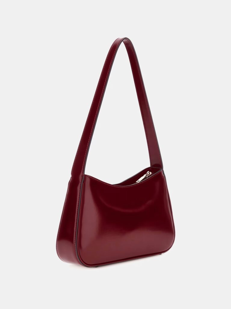 GUESS ARNELA TOP ZIP SHOULDER BAG ΤΣΑΝΤΑ ΓΥΝΑΙΚΕΙΟ | BORDEAUX