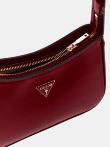 GUESS ARNELA TOP ZIP SHOULDER BAG ΤΣΑΝΤΑ ΓΥΝΑΙΚΕΙΟ | BORDEAUX