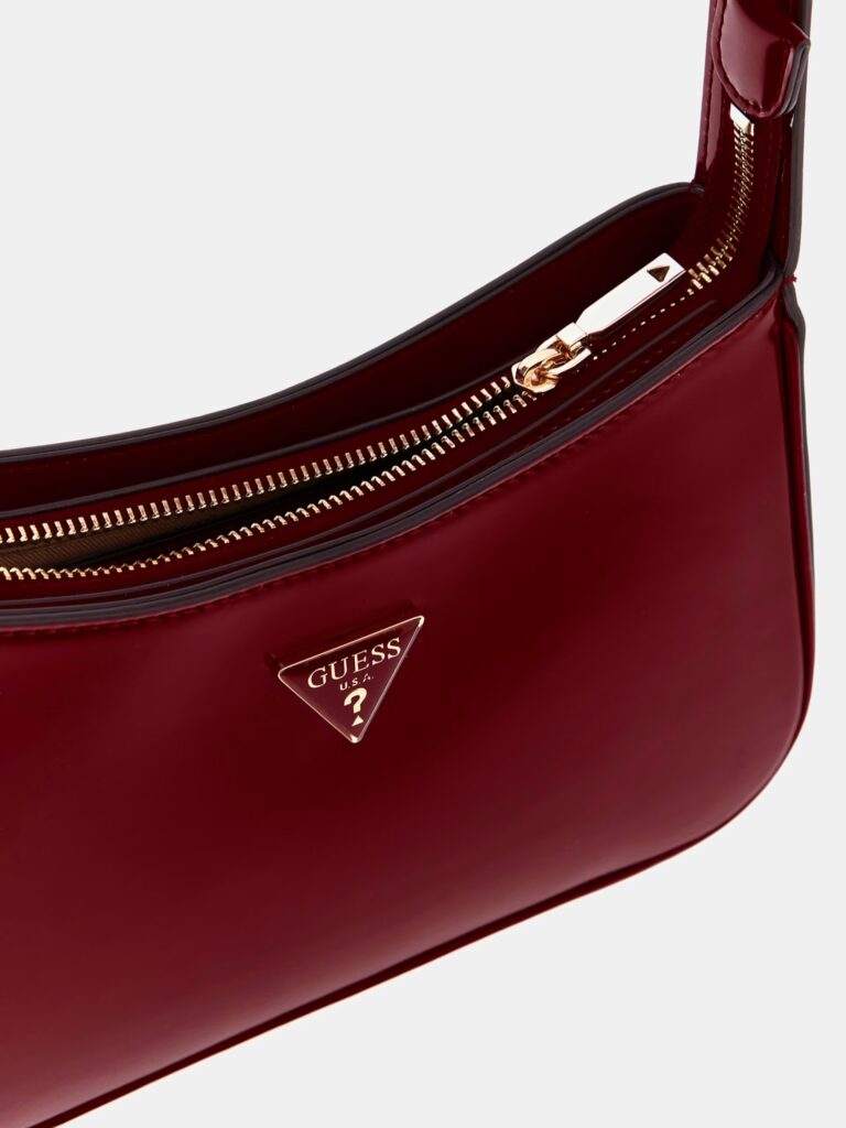 GUESS ARNELA TOP ZIP SHOULDER BAG ΤΣΑΝΤΑ ΓΥΝΑΙΚΕΙΟ | BORDEAUX