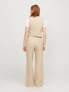 JXELLIS MIA STRUCTURED WIDE HW PANT TLR SN | BEIGE