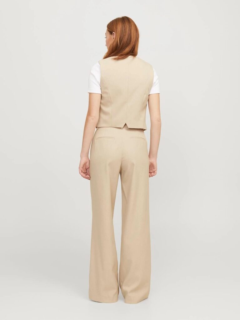 JXELLIS MIA STRUCTURED WIDE HW PANT TLR SN | BEIGE