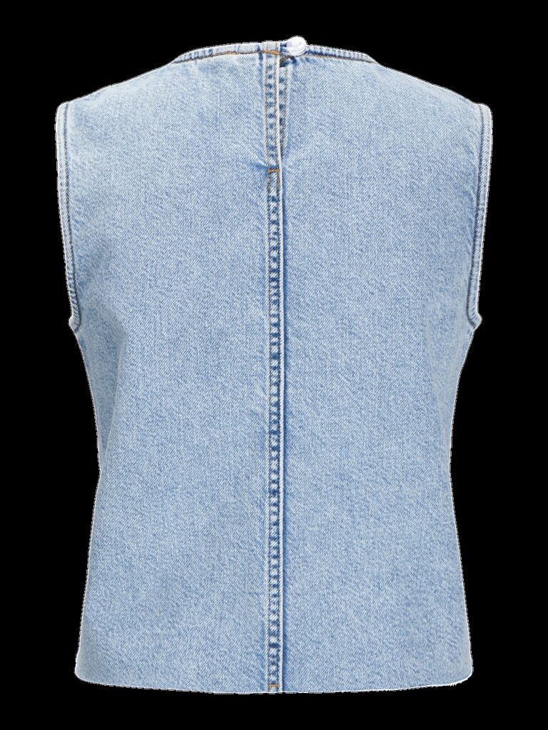 JXMAGGIE CUT OFF DENIM TOP DNM | LIGHT BLUE