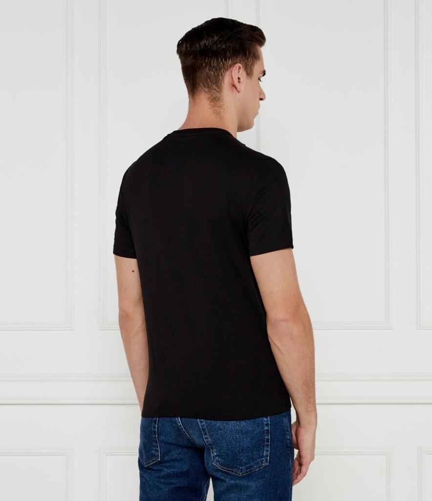 GJ SS CN SLIM SCRIPT TEE ΜΠΛΟΥΖΑ ΑΝΔΡΙΚΟ | BLACK
