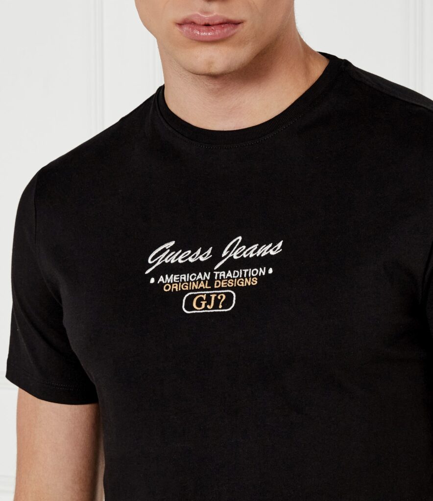 GJ SS CN SLIM SCRIPT TEE ΜΠΛΟΥΖΑ ΑΝΔΡΙΚΟ | BLACK