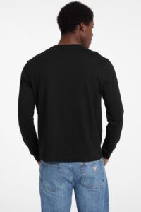 GJ LS CN REG EMBRO TEE ΜΠΛΟΥΖΑ ΑΝΔΡΙΚΟ | BLACK