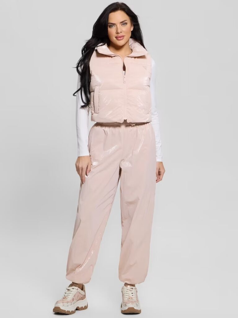 CHRIS SLEEVELESS PUFFER CROP J ΓΙΛΕΚΟ ΓΥΝΑΙΚΕΙΟ | PINK
