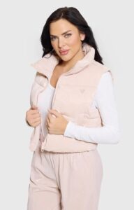 CHRIS SLEEVELESS PUFFER CROP J ΓΙΛΕΚΟ ΓΥΝΑΙΚΕΙΟ | PINK