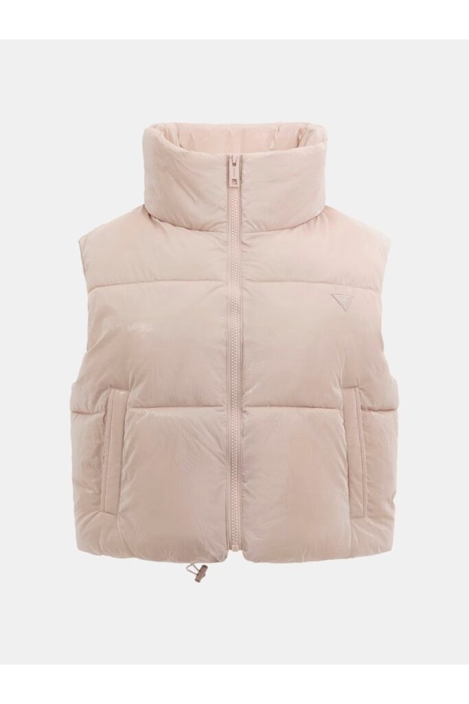 CHRIS SLEEVELESS PUFFER CROP J ΓΙΛΕΚΟ ΓΥΝΑΙΚΕΙΟ | PINK