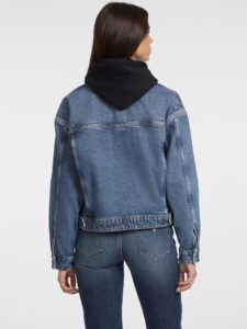 GJ OVERSIZE TRUCKER JACKET ΜΠΟΥΦΑΝ ΓΥΝΑΙΚΕΙΟ | DENIM