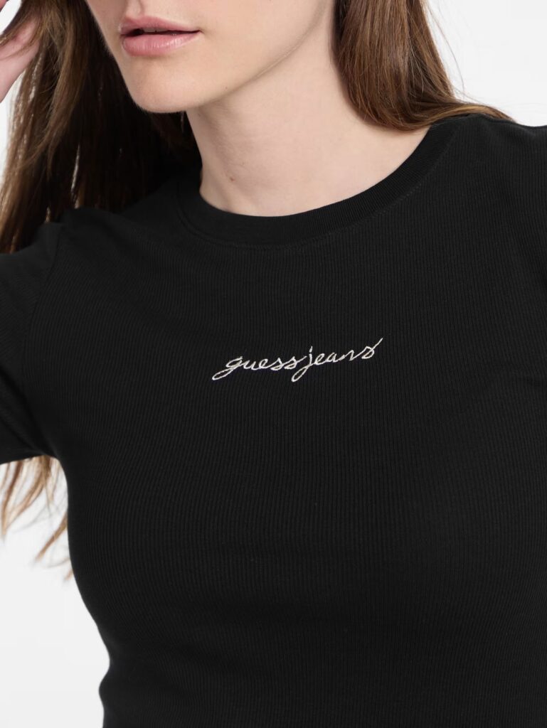 GJ LS CN EMBRO SLIM RIB TEE ΜΠΛΟΥΖΑ ΓΥΝΑΙΚΕΙΟ | BLACK