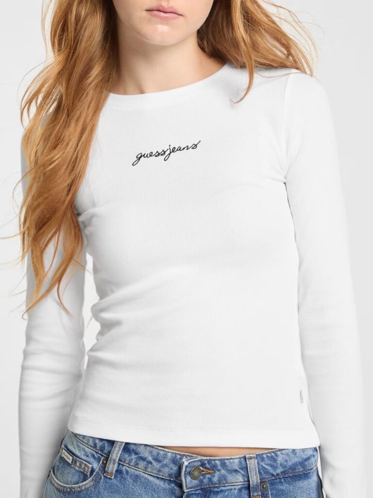 GJ LS CN EMBRO SLIM RIB TEE ΜΠΛΟΥΖΑ ΓΥΝΑΙΚΕΙΟ | WHITE