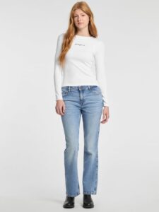 GJ LS CN EMBRO SLIM RIB TEE ΜΠΛΟΥΖΑ ΓΥΝΑΙΚΕΙΟ | WHITE