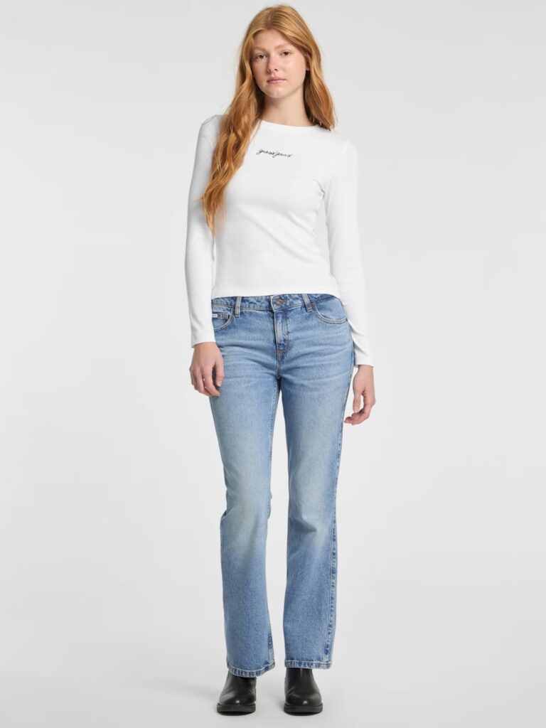 GJ LS CN EMBRO SLIM RIB TEE ΜΠΛΟΥΖΑ ΓΥΝΑΙΚΕΙΟ | WHITE