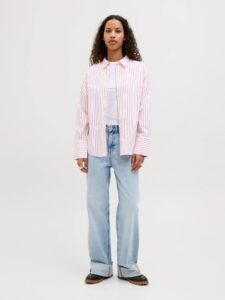 JXCARO POPLIN LS RLX SHIRT WVN NOOS | WHITE