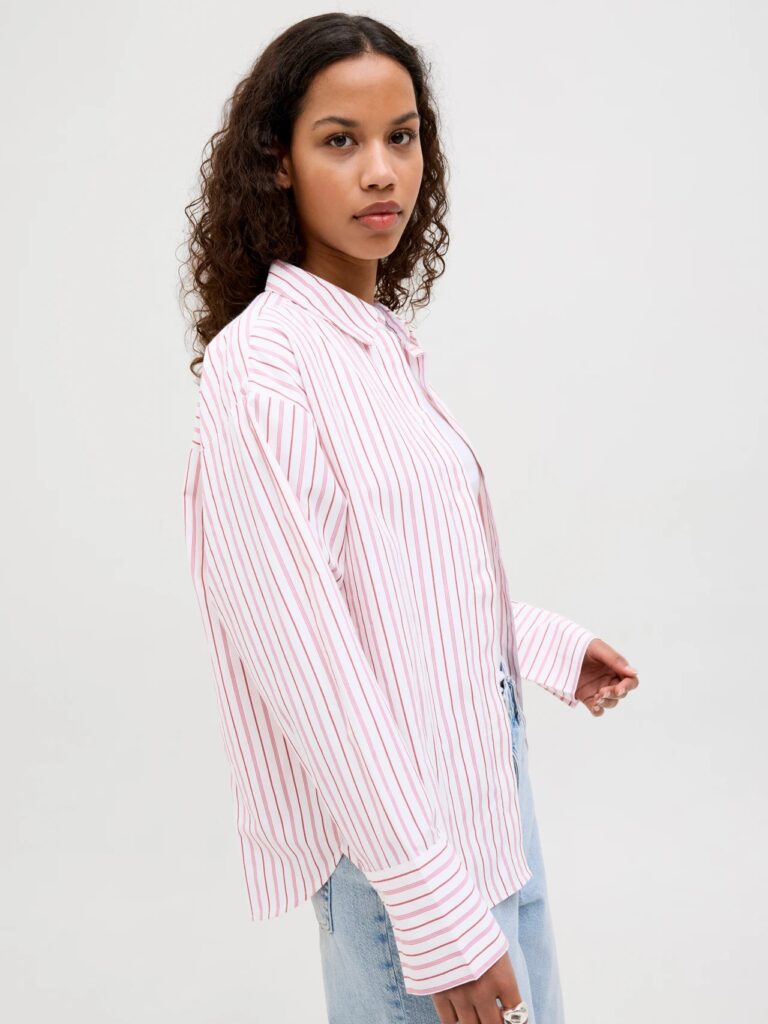 JXCARO POPLIN LS RLX SHIRT WVN NOOS | WHITE