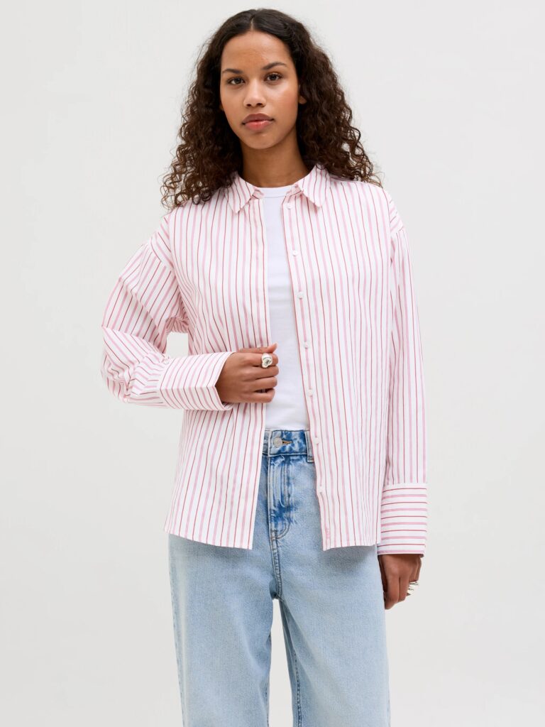 JXCARO POPLIN LS RLX SHIRT WVN NOOS | WHITE
