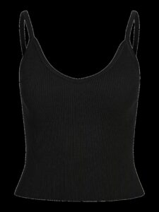 JJXX JXESTHER TIGHT SHORT TOP KNIT | BLACK