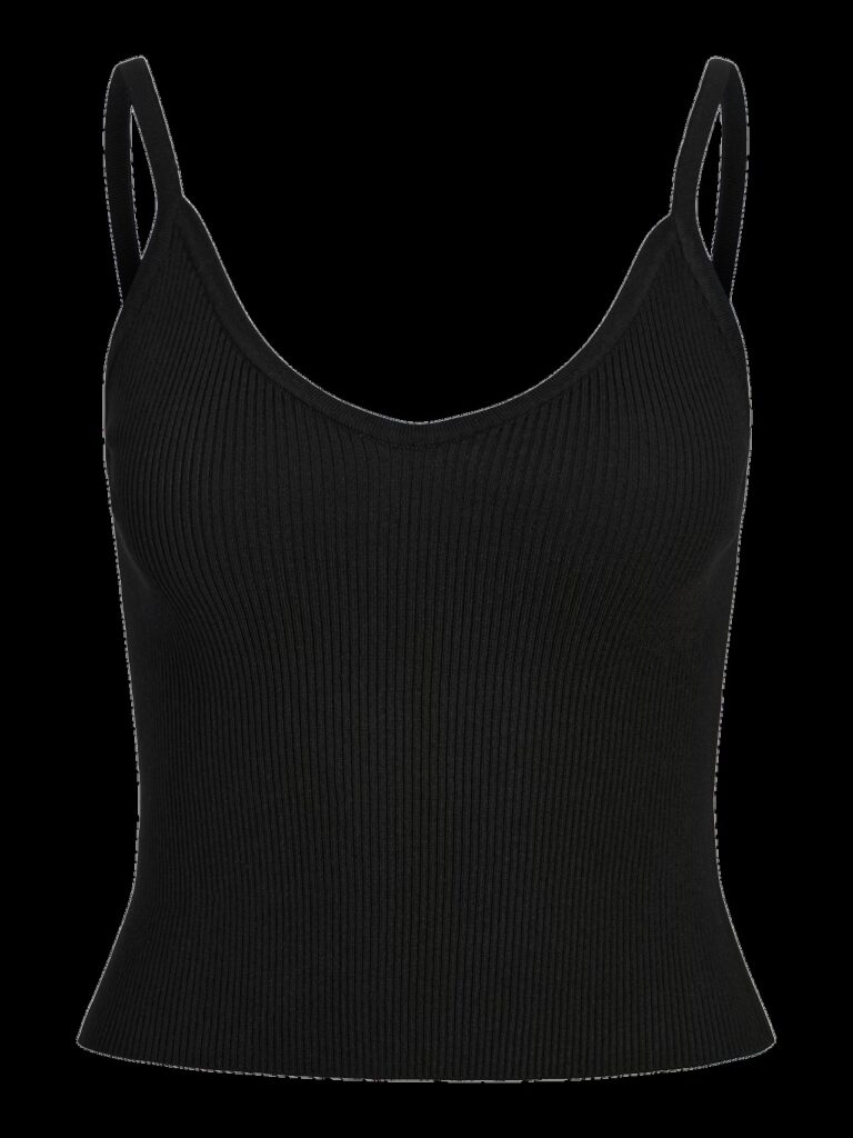JJXX JXESTHER TIGHT SHORT TOP KNIT | BLACK