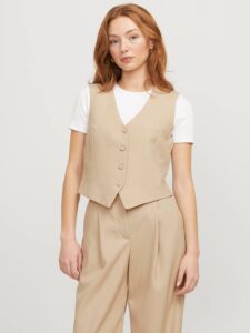 JJXX JXELLIS STRUCTURED WAISTCOAT TLR | BEIGE