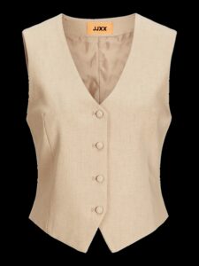 JJXX JXELLIS STRUCTURED WAISTCOAT TLR | BEIGE