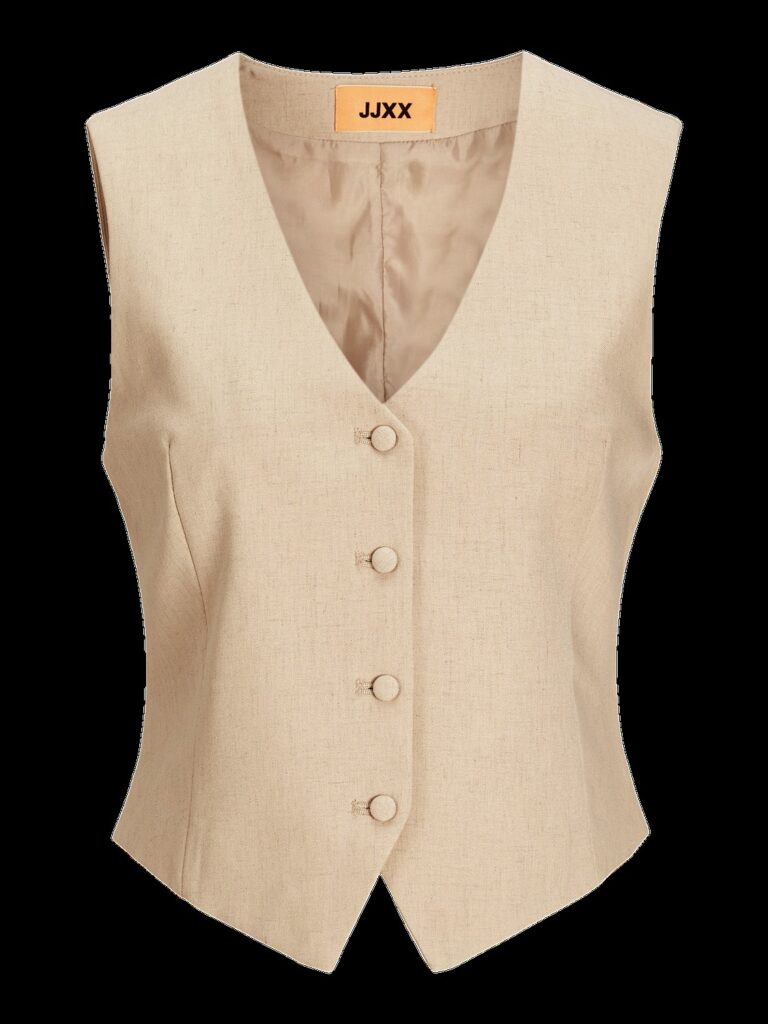 JJXX JXELLIS STRUCTURED WAISTCOAT TLR | BEIGE