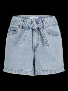 JJXX JXCELEN HW PAPERBAG DENIM SHORTS DNM | LIGHT BLUE