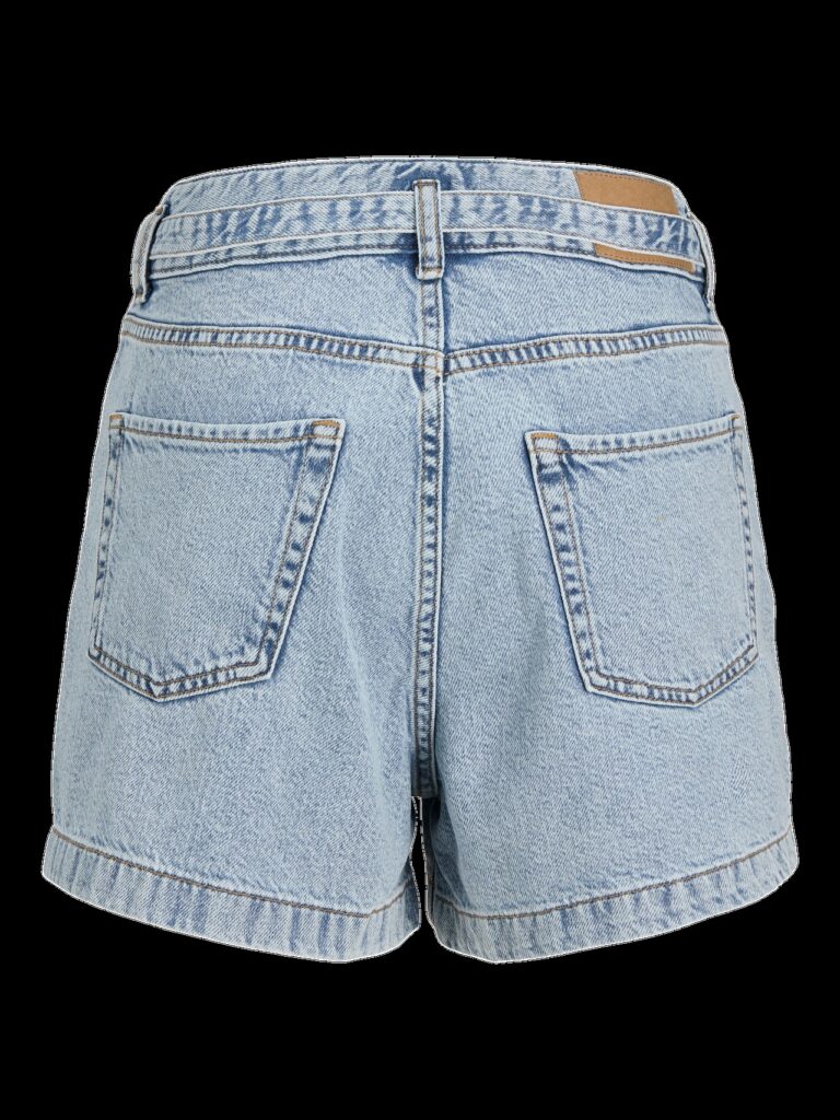 JJXX JXCELEN HW PAPERBAG DENIM SHORTS DNM | LIGHT BLUE