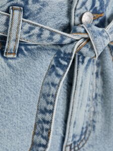 JJXX JXCELEN HW PAPERBAG DENIM SHORTS DNM | LIGHT BLUE