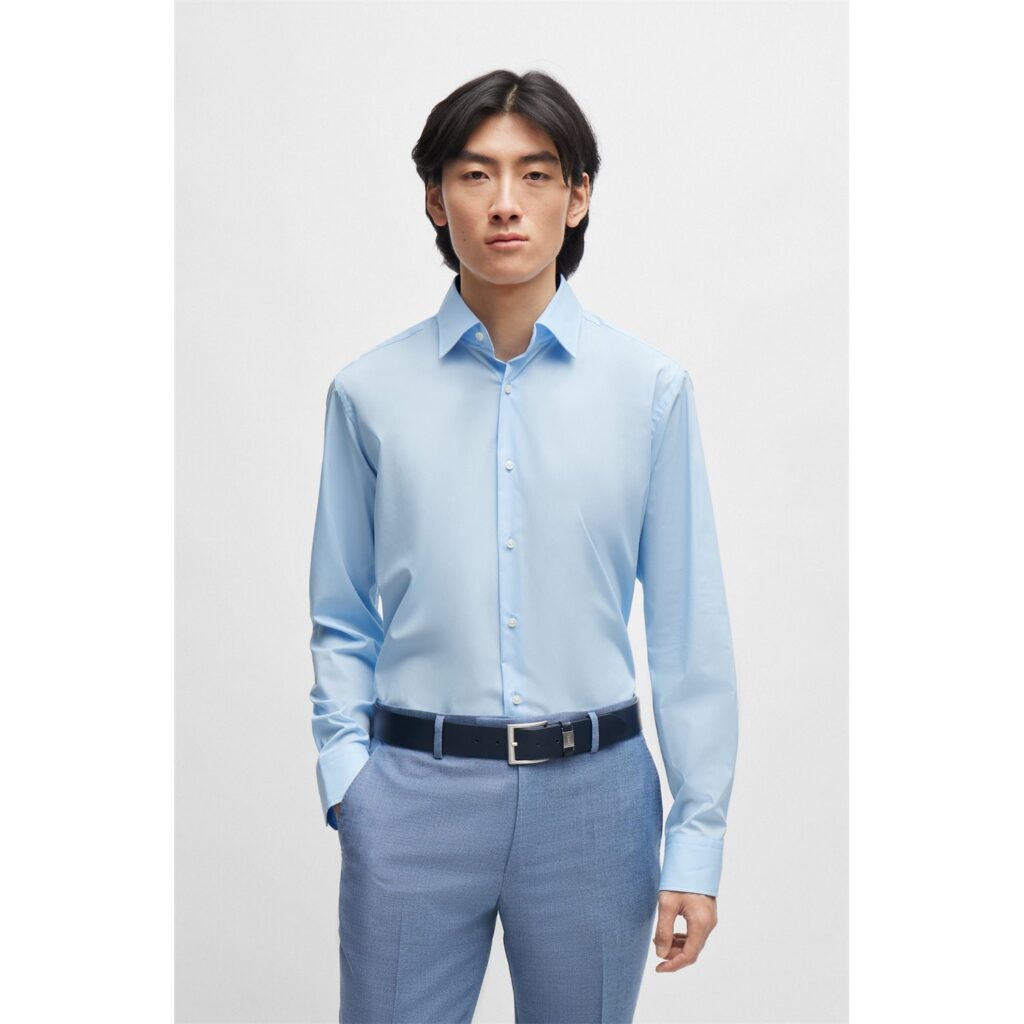 BOSS ΠΟΥΚΑΜΙΣΟ H-JOE-KENT-C1-214 50473265-70 | LIGHT BLUE