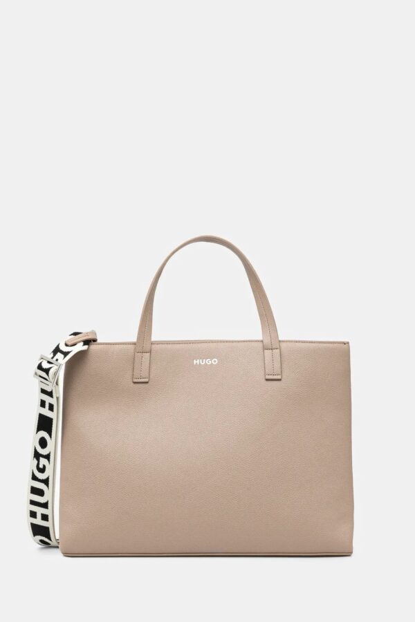 BOSS ΜΕΓΑΛΟ ΑΞΕΣΟΥΑΡ BEL TOTE W.L. 50490150-70 | DARK BEIGE