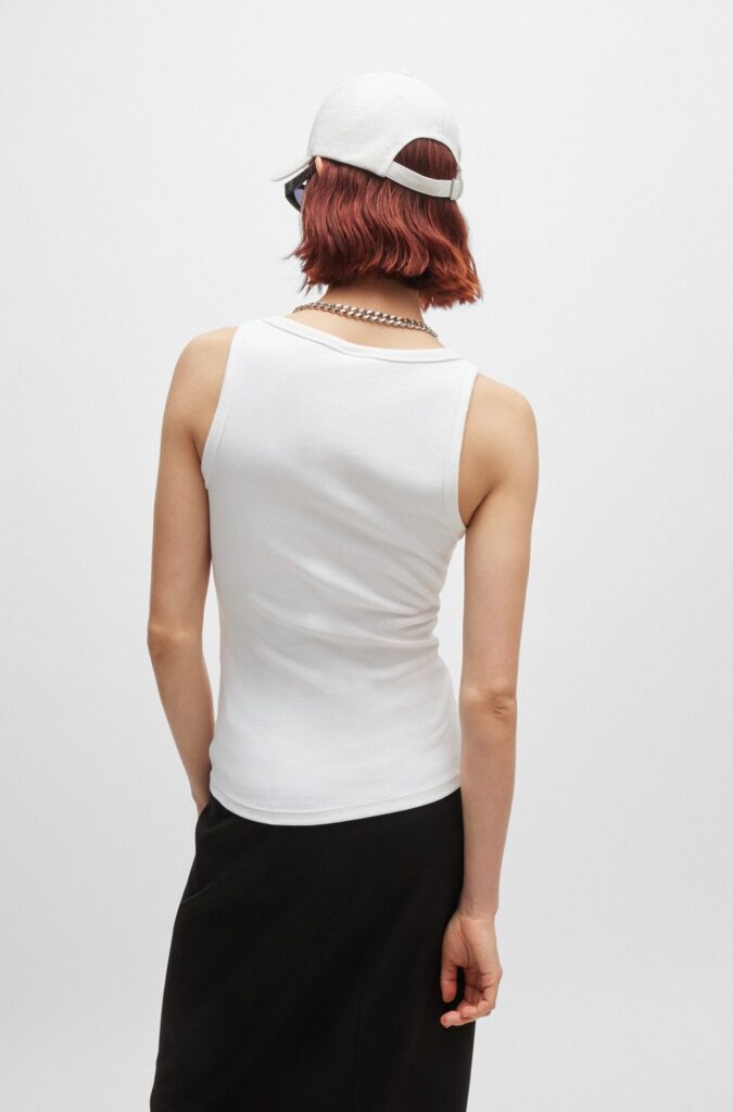 BOSS JERSEY DATAMIA 50514489-70 | WHITE