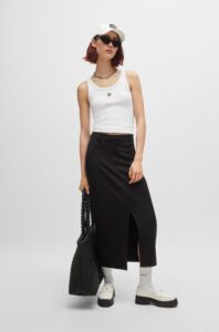 BOSS JERSEY DATAMIA 50514489-70 | WHITE