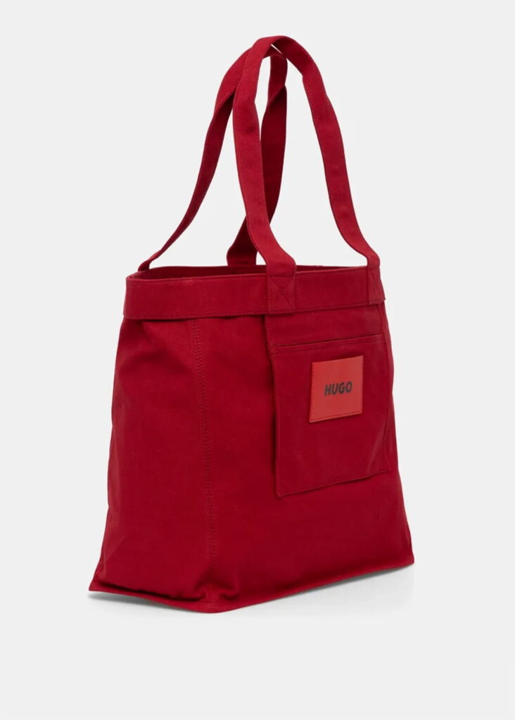 BOSS ΜΕΓΑΛΟ ΑΞΕΣΟΥΑΡ BECKY TOTE-CANVAS | RED