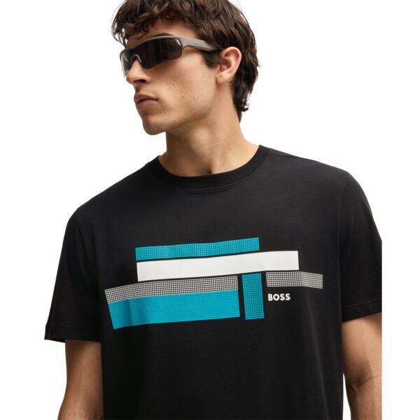 BOSS JERSEY TEE GLAMPING 50538923 | BLACK