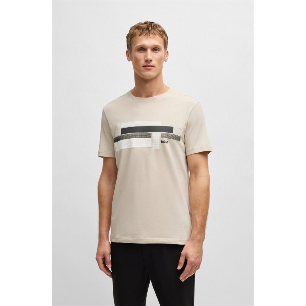 BOSS JERSEY TEE GLAMPING 50538923 | BEIGE