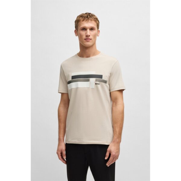 BOSS JERSEY TEE GLAMPING 50538923 | BEIGE