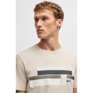 BOSS JERSEY TEE GLAMPING 50538923 | BEIGE