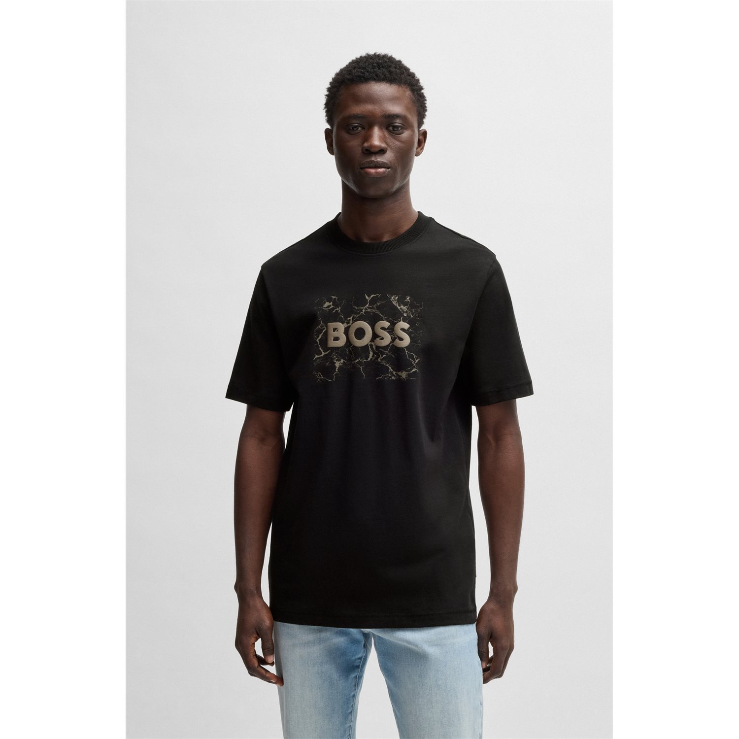 BOSS JERSEY TE_LOGOSPACE 50539186 | WHITE
