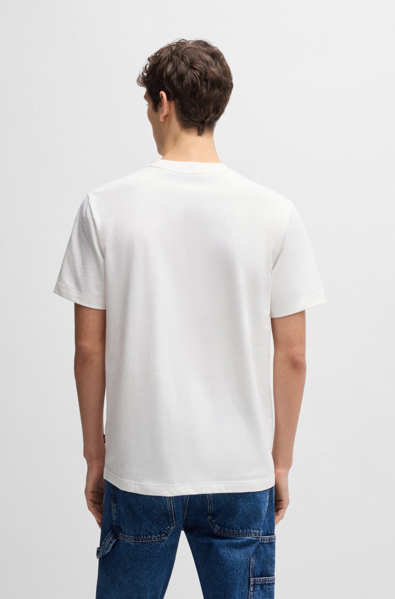 BOSS JERSEY TE_LOGOSPACE 50539186 | WHITE