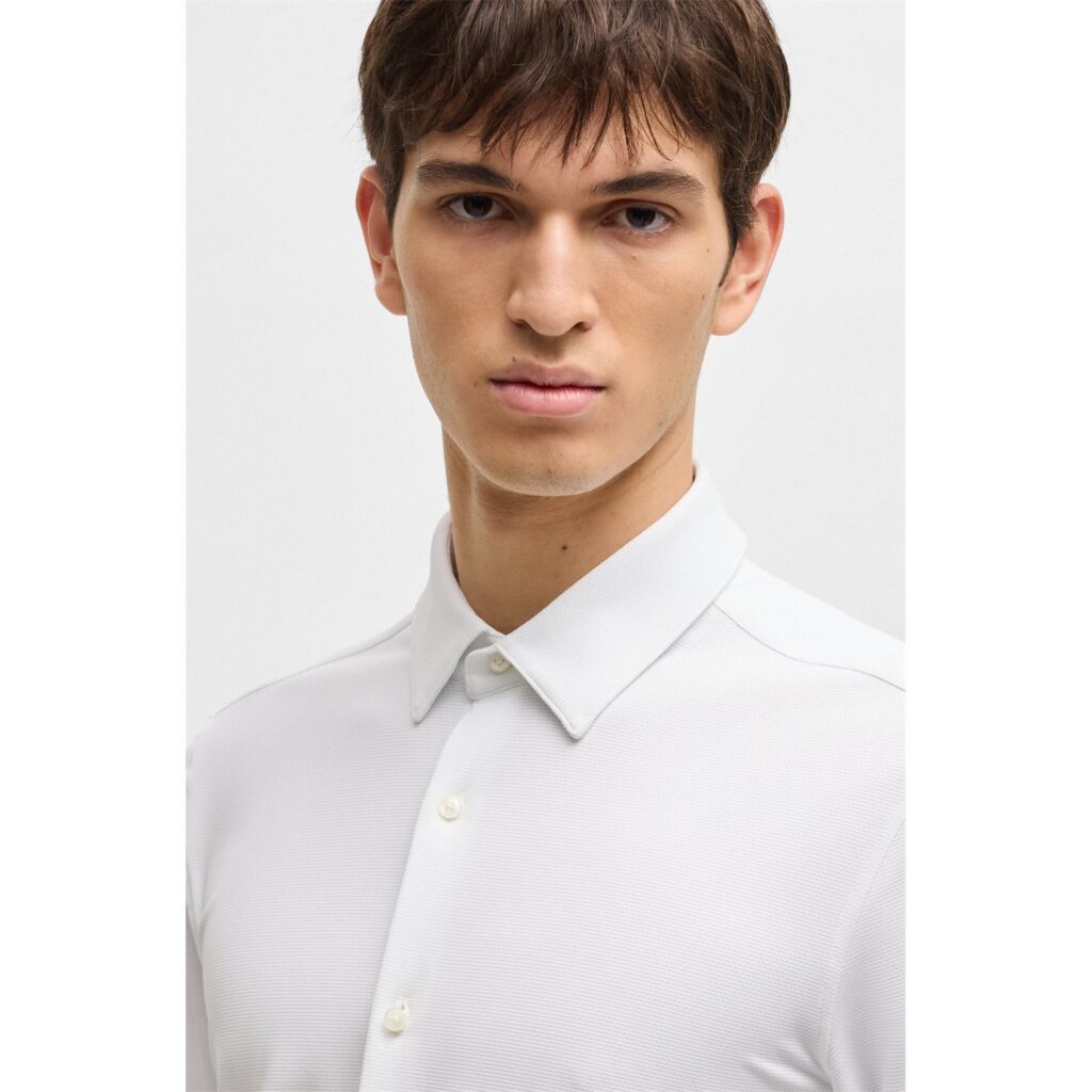 BOSS ΠΟΥΚΑΜΙΣΟ P-HANK-S-KENT-C1-222 50539398 | WHITE
