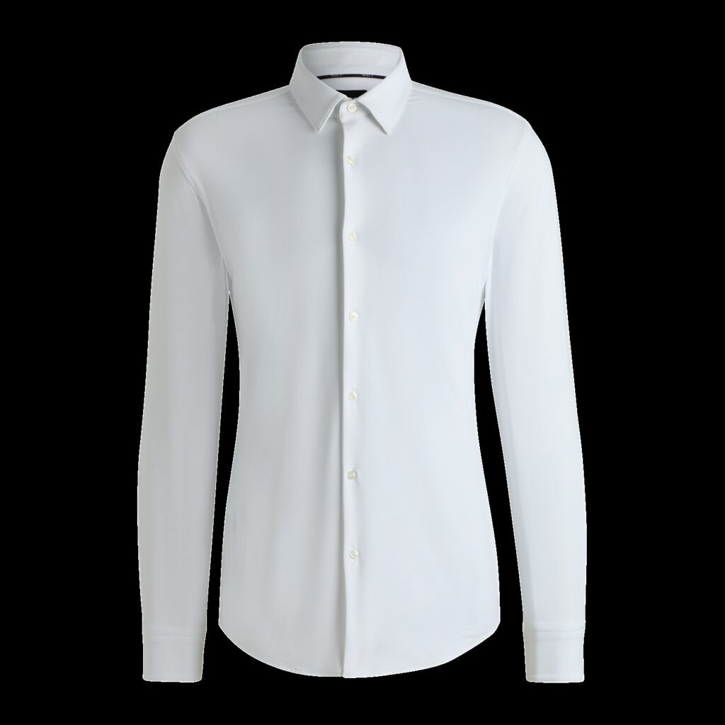 BOSS ΠΟΥΚΑΜΙΣΟ P-HANK-S-KENT-C1-222 50539398 | WHITE