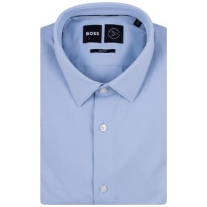 BOSS ΠΟΥΚΑΜΙΣΟ P-HANK-S-KENT-C1-222 50539398 | LIGHT BLUE