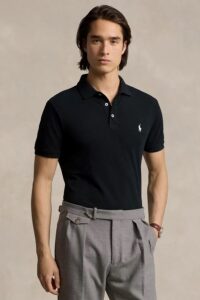 SSKCPLKTM1-SHORT SLEEVE-POLO SHIRT 710941439 | BLACK