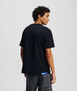 KARL LAGERFELD JEANS KLJ REG SS KARL TEE A2M17036 | BLACK