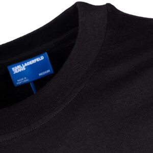 KARL LAGERFELD JEANS KLJ REG SS CUBE LOGO TEE A2M17037 | BLACK