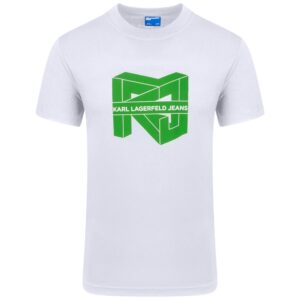 KARL LAGERFELD JEANS KLJ REG SS CUBE LOGO TEE A2M17037 | WHITE