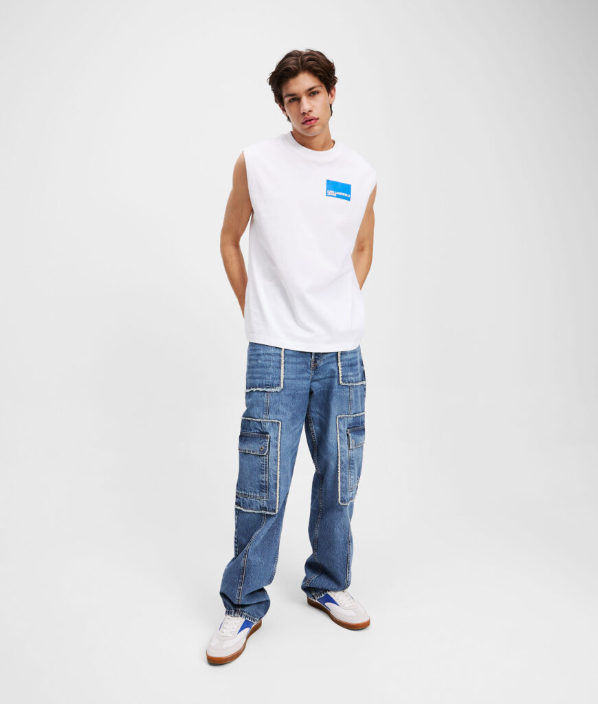 KARL LAGERFELD JEANS KLJ RELAXED A2M17053 | WHITE