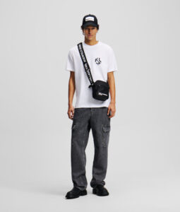 KARL LAGERFELD JEANS KLJ REG MONOGRAM TEE A2M17072 | WHITE