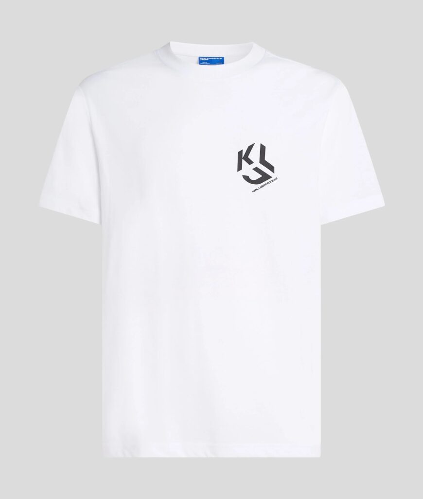 KARL LAGERFELD JEANS KLJ REG MONOGRAM TEE A2M17072 | WHITE